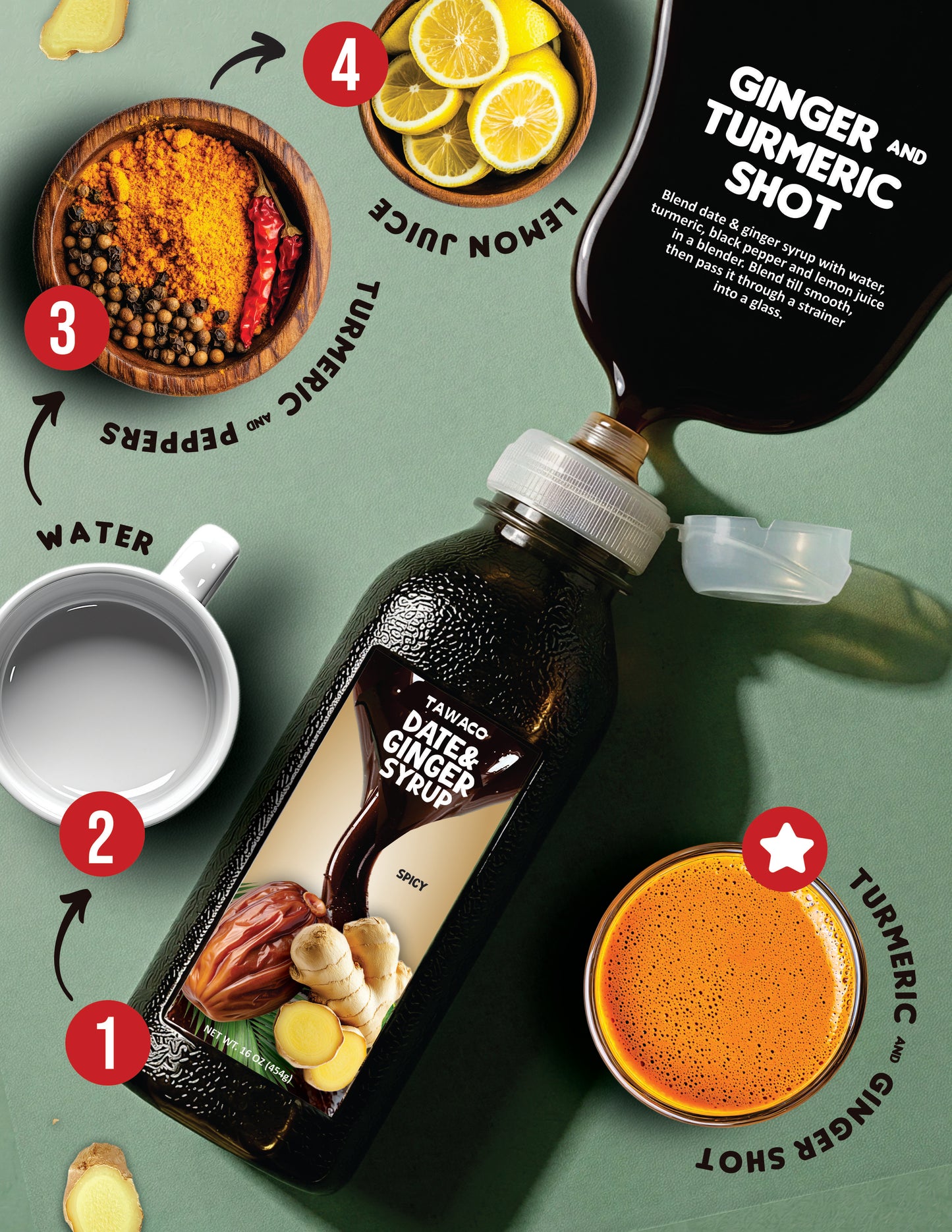 Date and Ginger Syrup